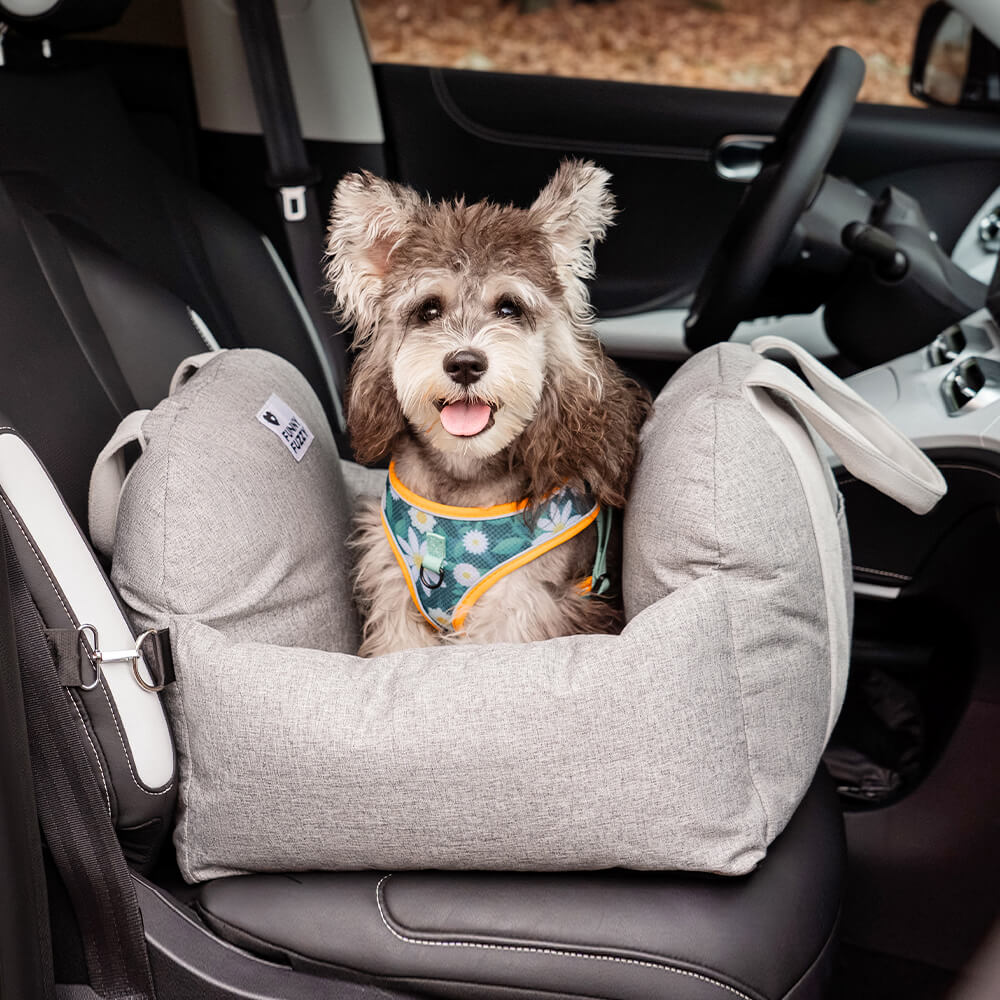 Travel Safety Puppy Dog Car Seat Bed - First Class