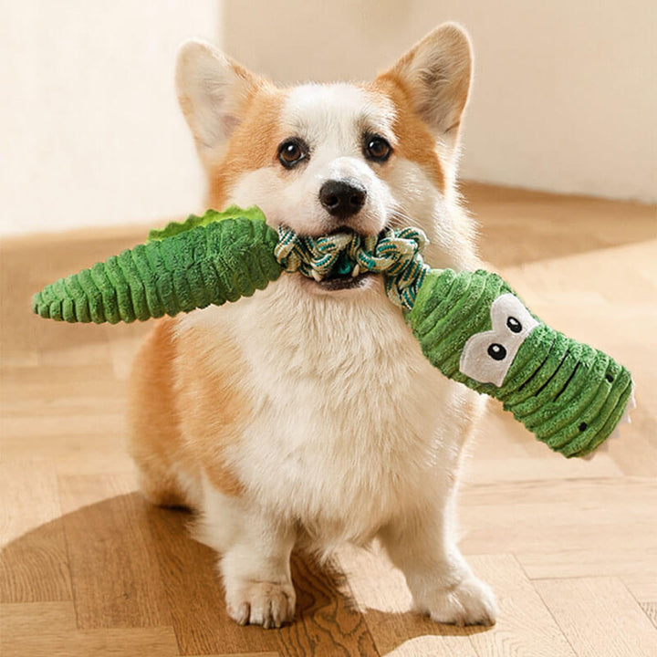 Rope Squeaky Dog Interactive Toy - Animal Series