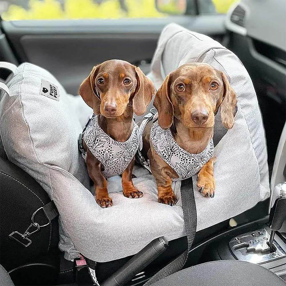 Travel Safety Puppy Dog Car Seat Bed - First Class